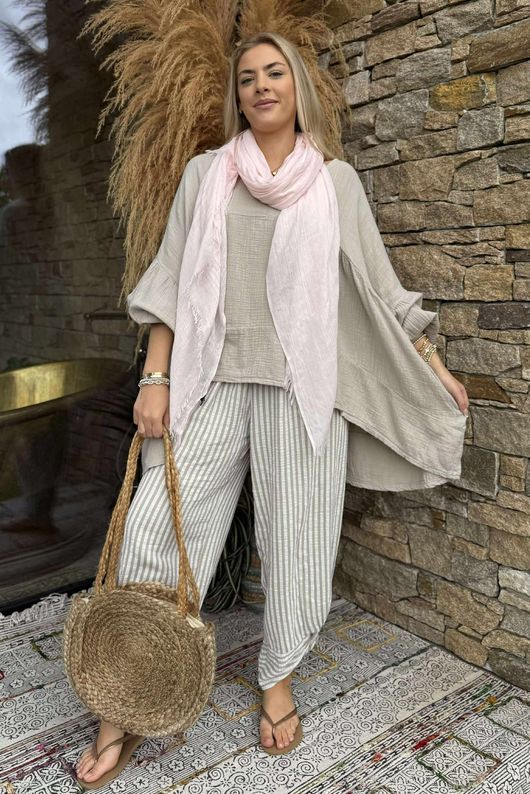 Made in Italy Santos Artist Smock Stone - 